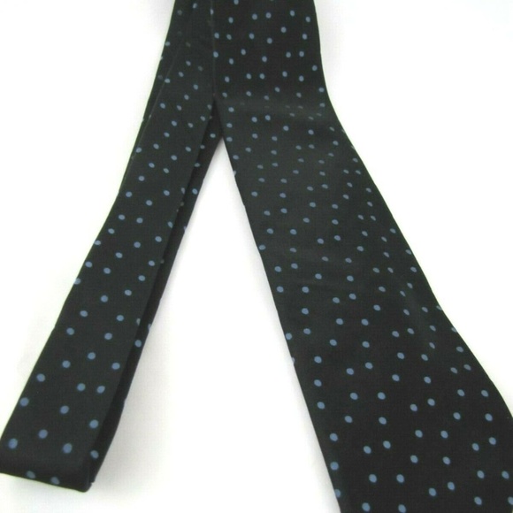 ROBERT TALBOTT Tie Dark Midnight Blue Polka Dot - Picture 2 of 8